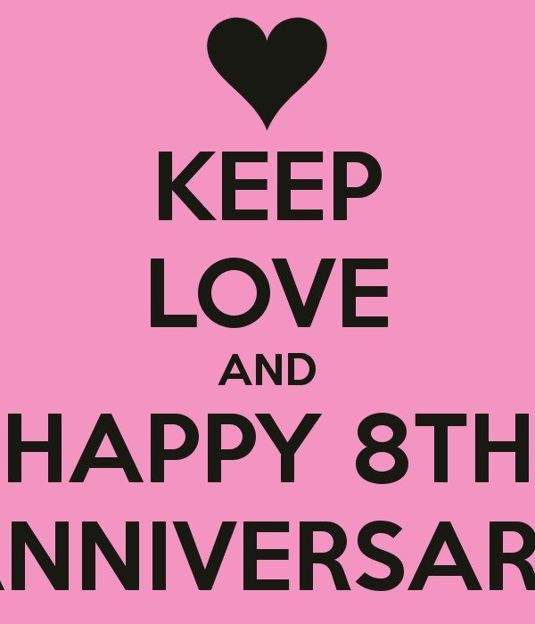 Happy 8th Anniversary Images Quoteslol Roflcom clipart