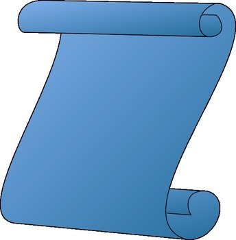 Scroll Blue Gradient At Clkercom Vector Online