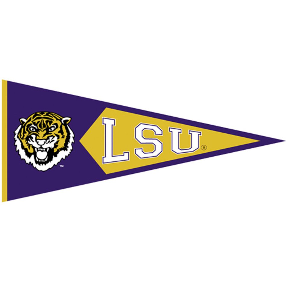 Winning Streak Sports Lsu Tigers Mascot Pennant Mlbcom Shop