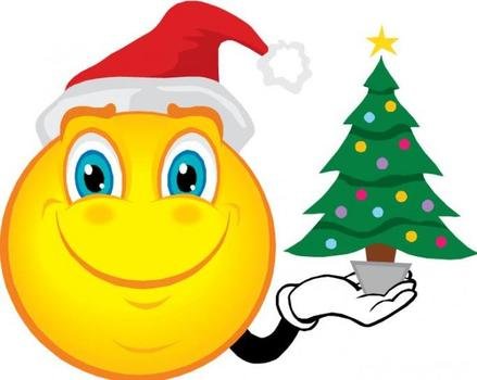 Santa Smiley Face Sco N3