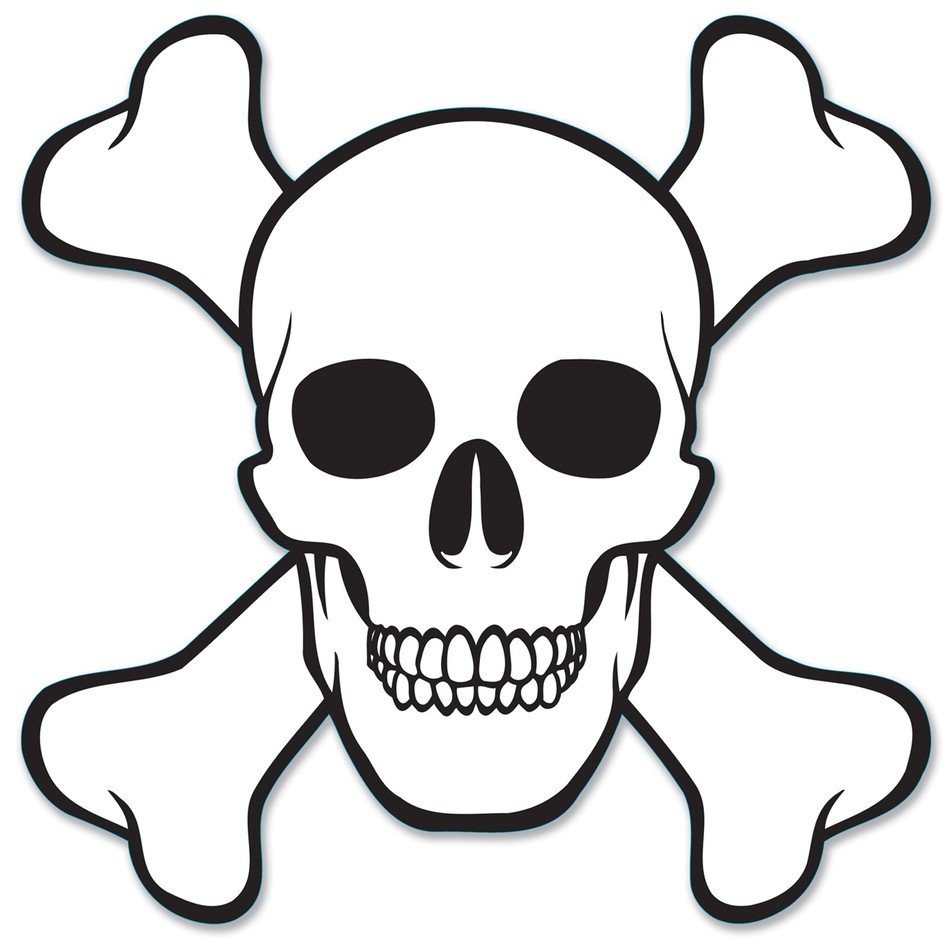Bow Skull drawing