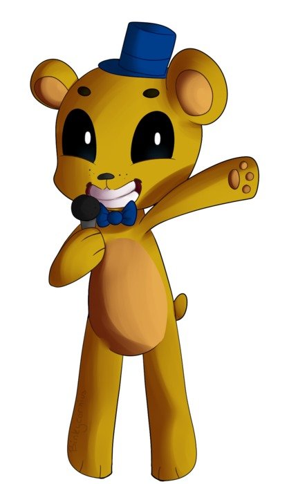 Golden Freddy drawing free image download