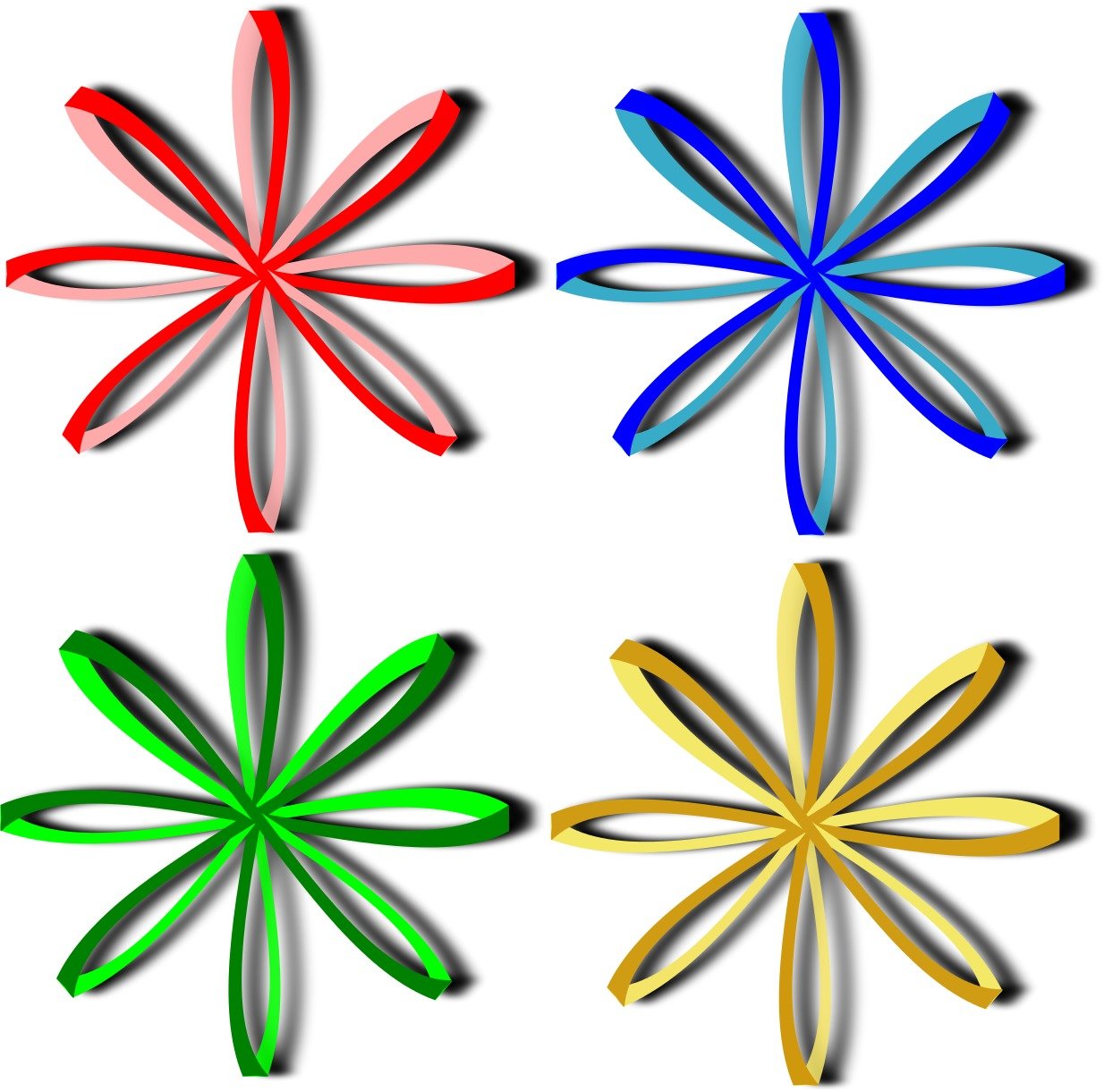 Ribbon Outline drawing