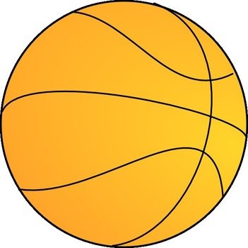 Basketball Large At Clkercom Vector Online