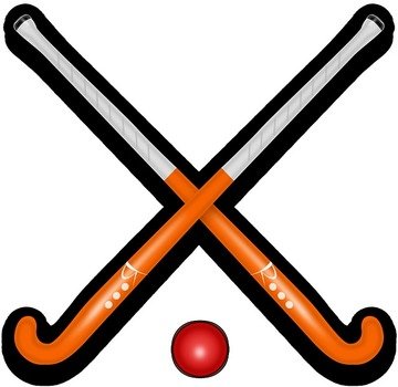 Hockeystick Hockey Puck Bal Games Sport Gekruist