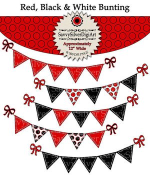 Digital Polka Dot Bunting Banner Flags Stitched