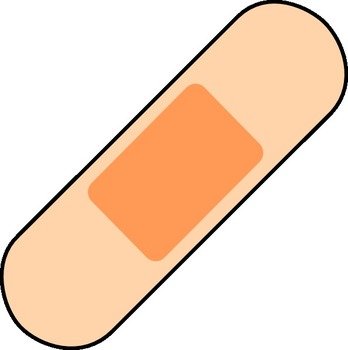 One Bandaid At Clkercom Vector Online Royalty