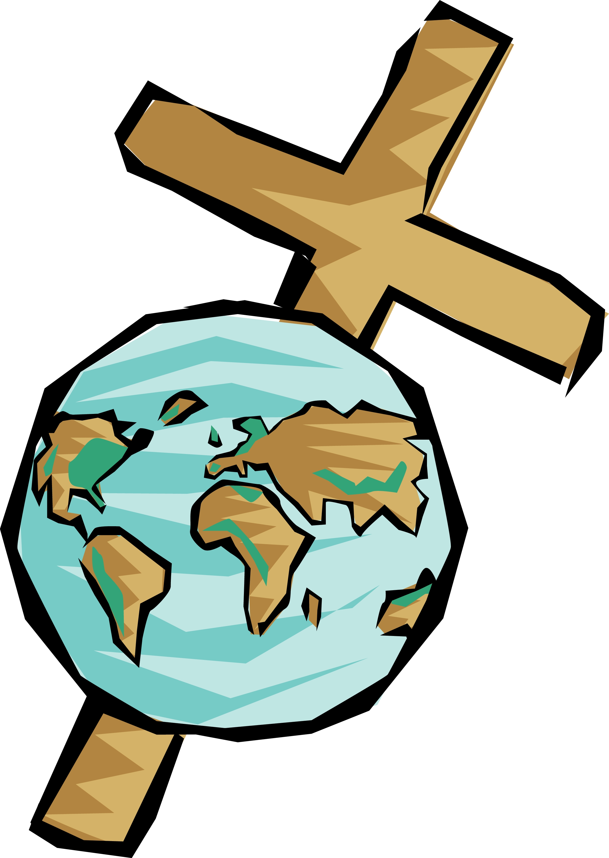 Clipart of God and world free image download