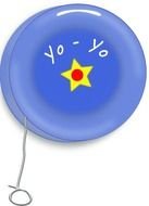 Vintage Yo By Laurianne Blue With Yellow Star