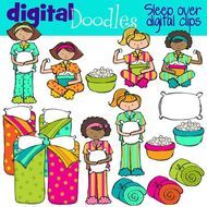 Instant Download Sleep Over Slumber Party Digital By Kpmdoodles $365