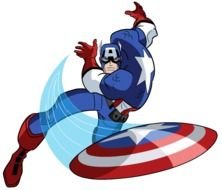 Clipart of Capt America