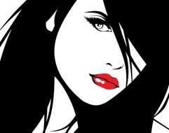 Of Women Portrait Silhouettes Black And White Male Models Picture