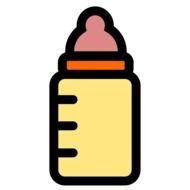 Clipart of Baby Bottle Icon