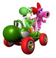 cartoon Mario Kart drawing