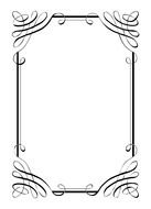 Calligraphic Frames drawing