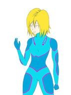 Suit Samus drawing