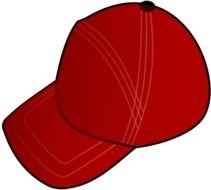 Red Baseball Cap drawing