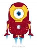 Im&amp;225genes Divertidas De Minions Como Superh&amp;233roes clipart
