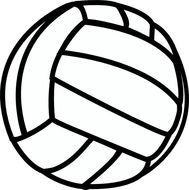 Clipart Volleyball Vector Online