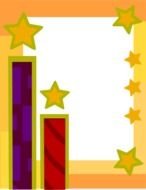 This Template Is A Frame For Card Around The White Space At