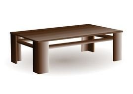 brown table as a picture for clipart