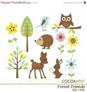 40 Off Sale Forest Friends By Cocoamint On Etsy $300 N2