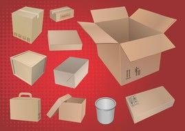 Packaging box drawing