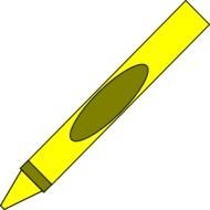 Totetude Yellow Crayon At Clkercom Vector Online
