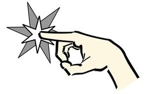 Pointing Down Hand Panda Free Images N4