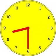 yellow clock