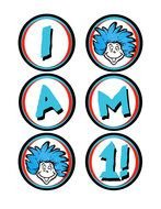 Dr Seuss Birthday Clip Art Characters