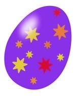 purple Easter egg