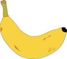 Clip art of Banana fruit