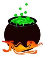 Halloween potion drawing