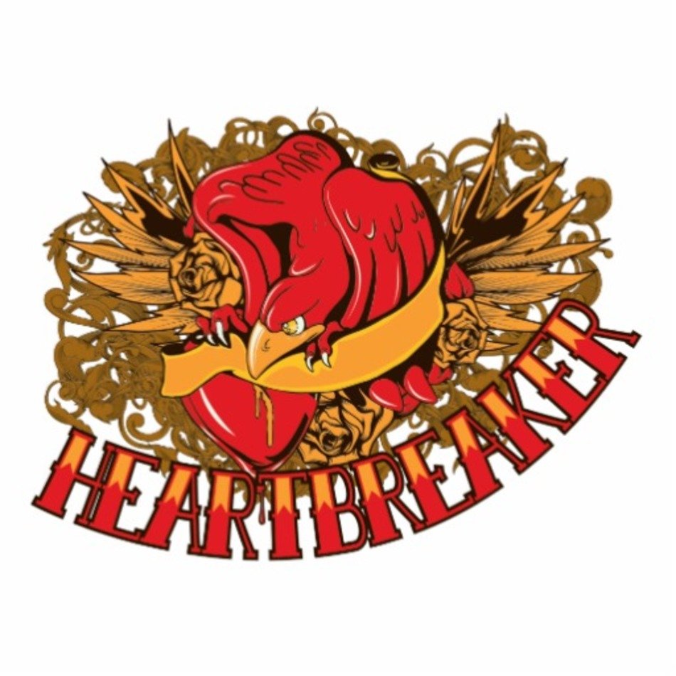 Heartbreaker Red Bird Tattoo Style Art Acrylic Cut Out From Zazzle