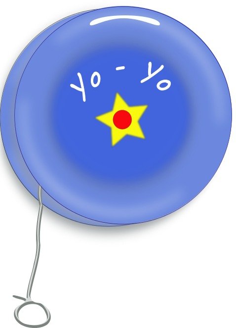 Vintage Yo By Laurianne Blue With Yellow Star