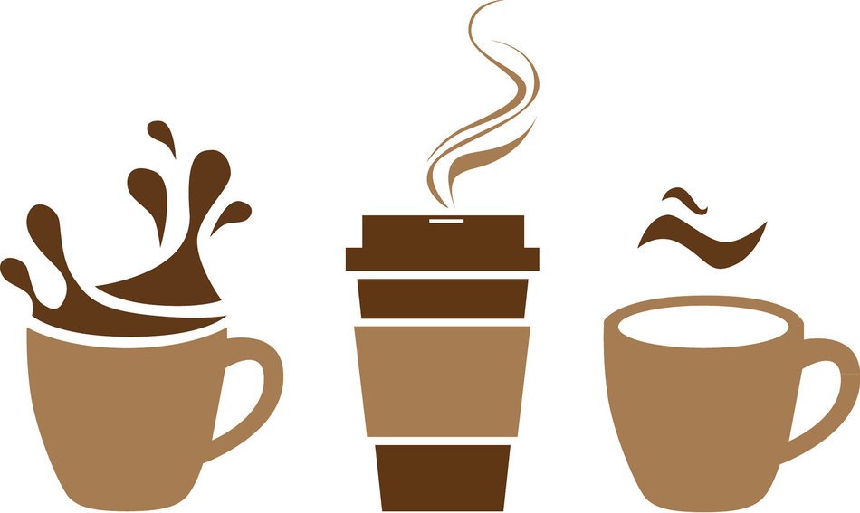 variety of coffee cups in the picture