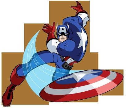 Clipart of Capt America