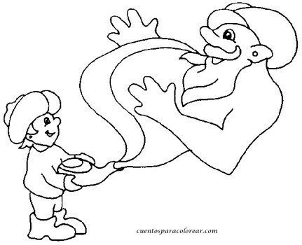 Dibujos De Fantas&205a Genios Para Colorear Online