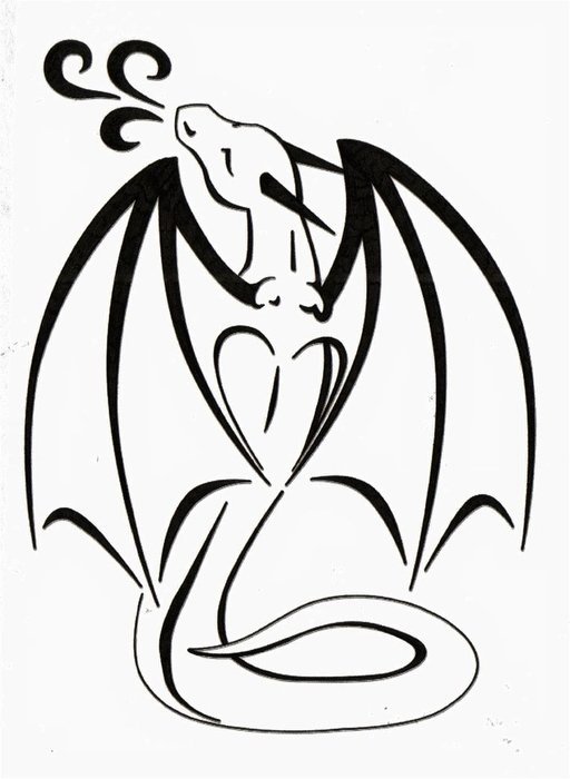 dragon Card drawing
