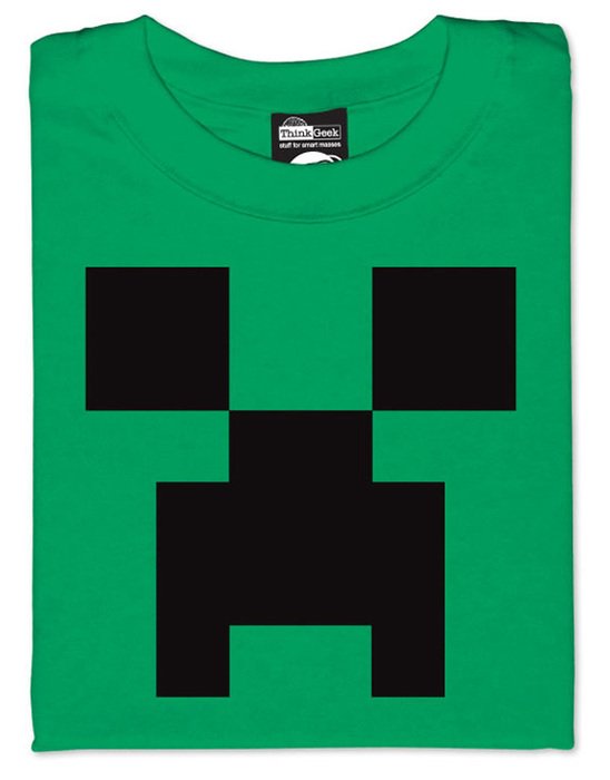 Official Minecraft Shirts Crafted clipart