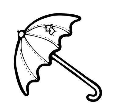 Printable Templates Rainy Season Summer Umbrella Leave A clipart