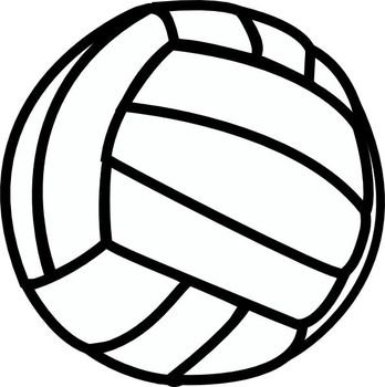 Clipart Volleyball Vector Online