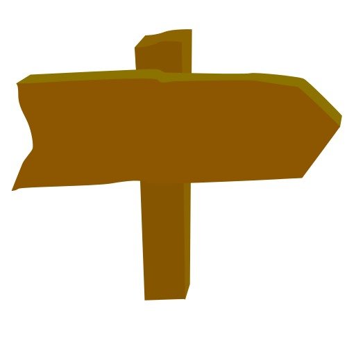 Wood Sign Post Direction Vector Online