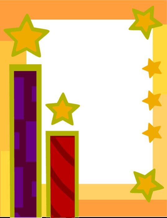 This Template Is A Frame For Card Around The White Space At