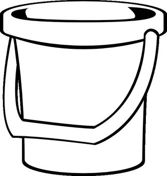 Water In A Bucket Colouring Pages