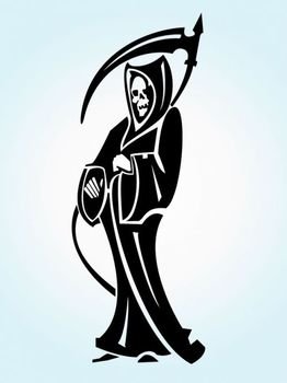 Grim Reaper Tattoo Vector Ai Pdf Free Graphics Download