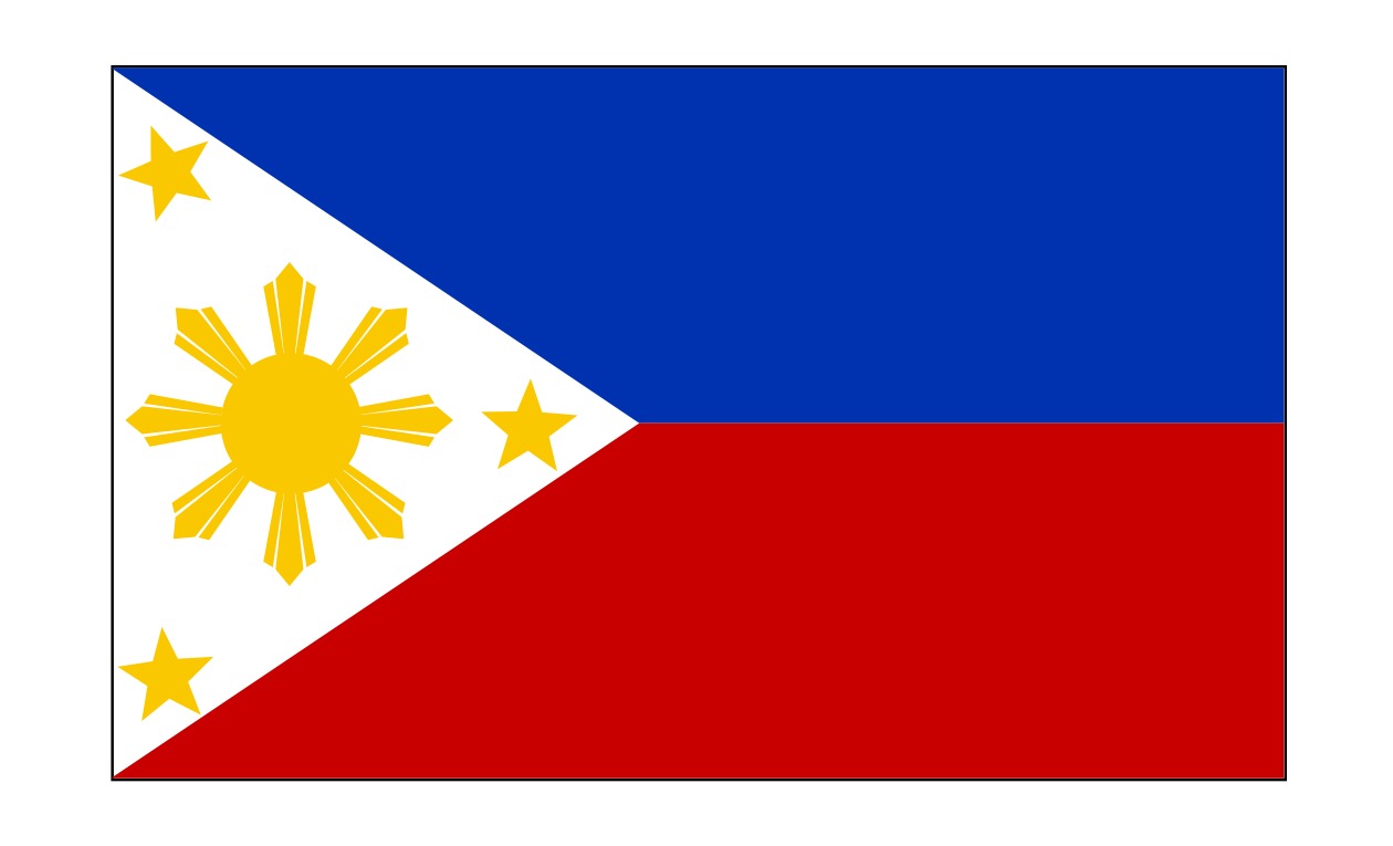 Flag of Philippines clipart free image download