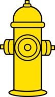 Yellow Fire Hydrant drawing