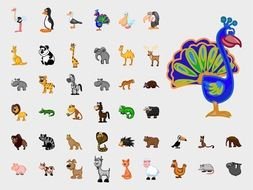 clipart of Cute Cartoon Animals